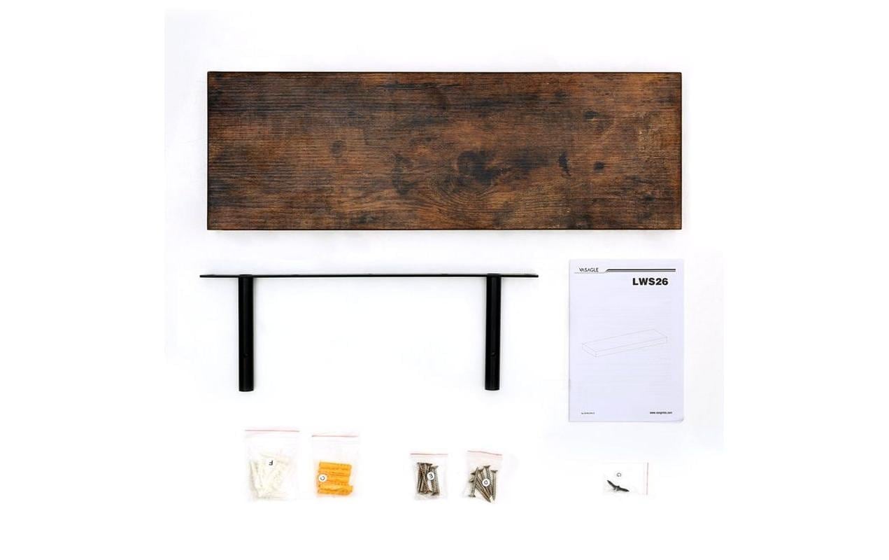 VASAGLE Wandregal »Ledge 60 cm Holz«