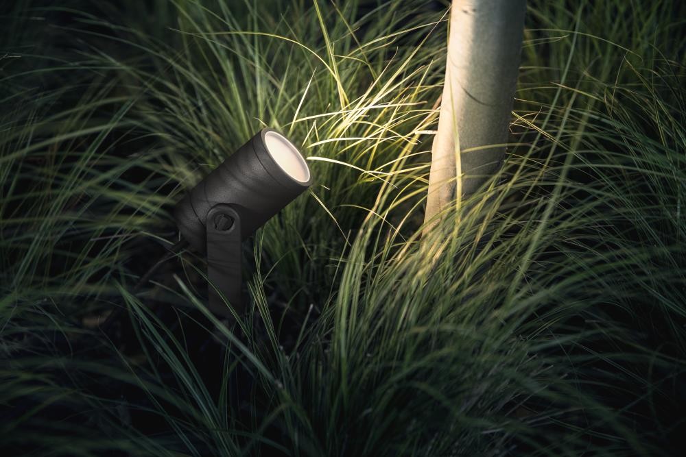 Philips Hue -Lily Spike Anthracite Ekstra Udendørs Spot u/Strømforsyning - White & Color