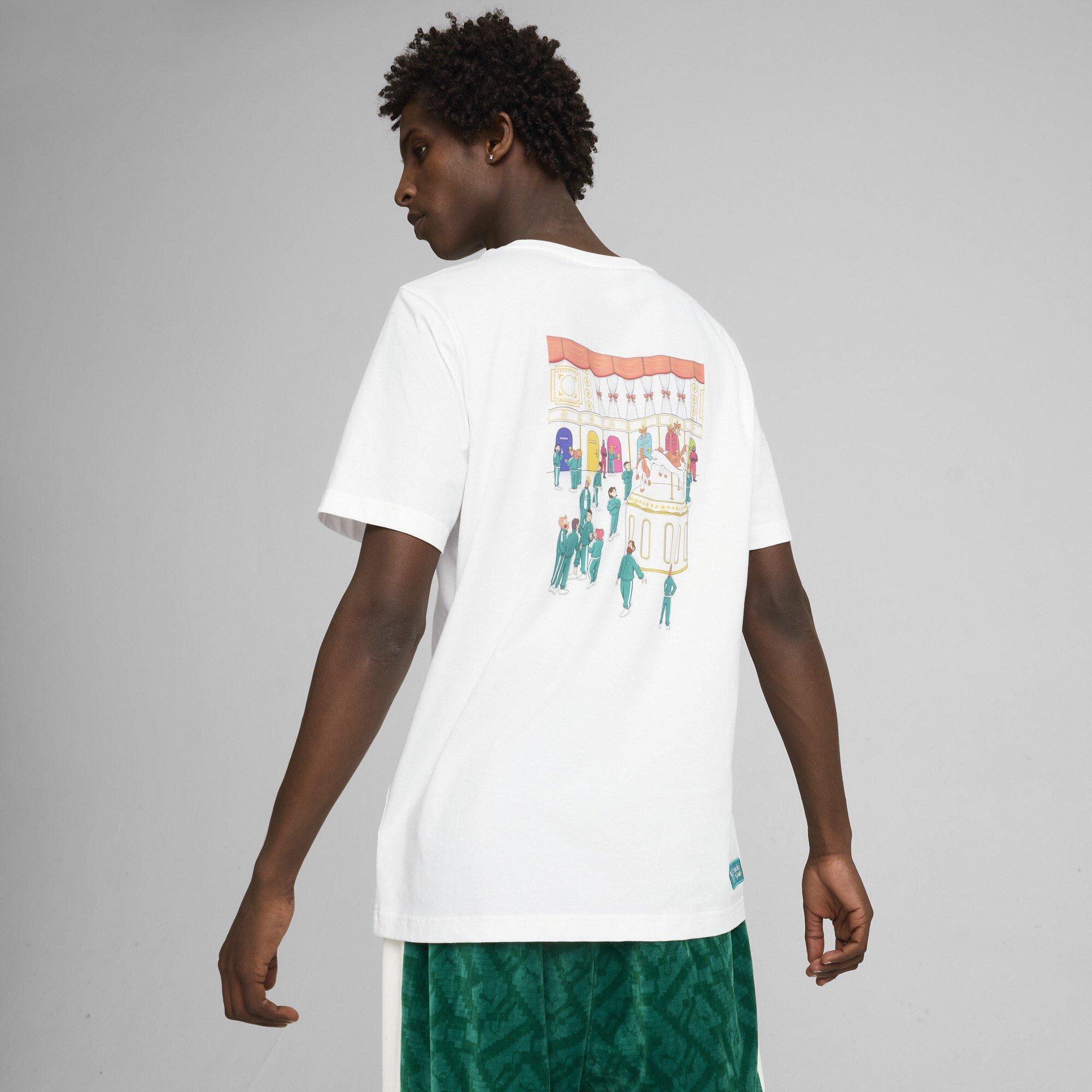Puma Puma X Squid Game Graphic Tee T-Shirt Mens