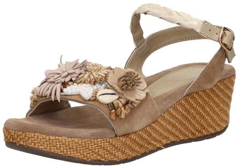 Lazamani Sandalen Plat beige