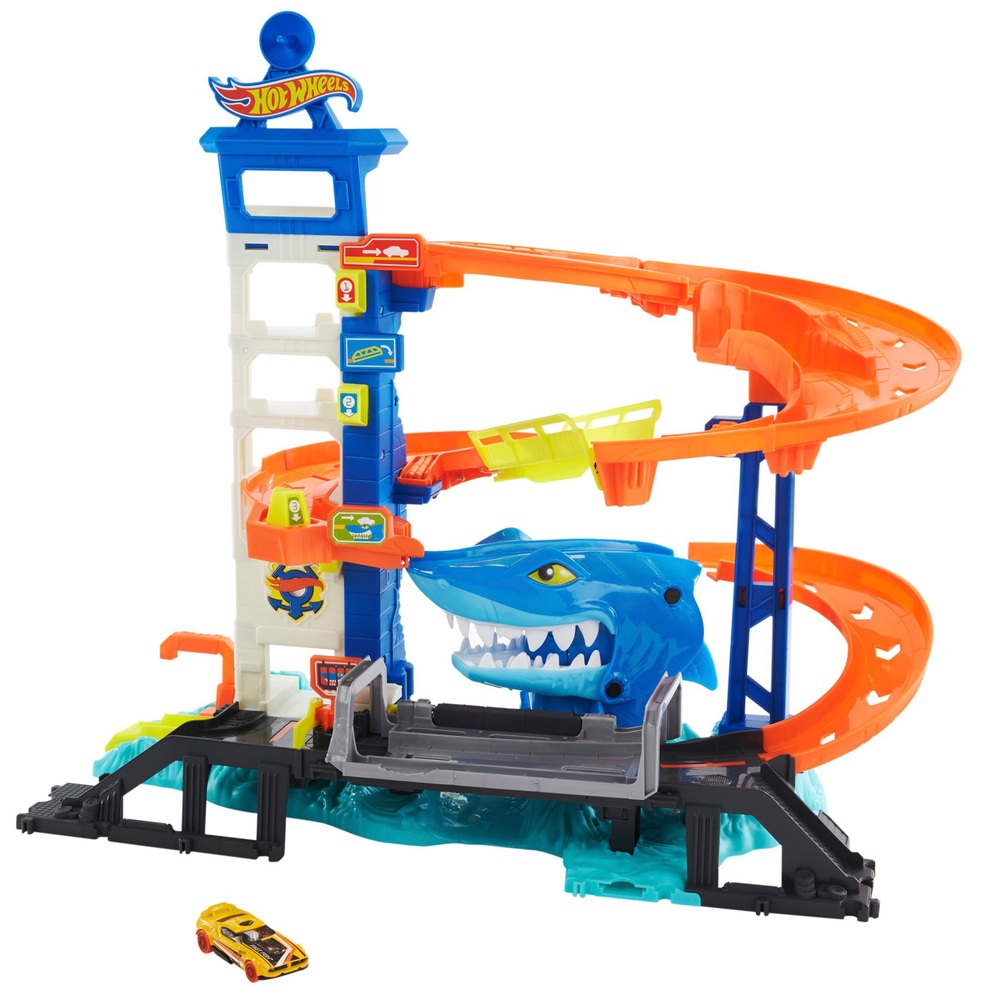 Hot Wheels City Shark Strike Rettungsset