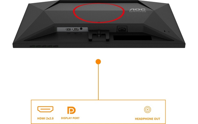 AOC LCD-Monitor »24G4HRE« 60,452 cm/23,8 ″  1920 x 1080 px Full HD 200 Hz