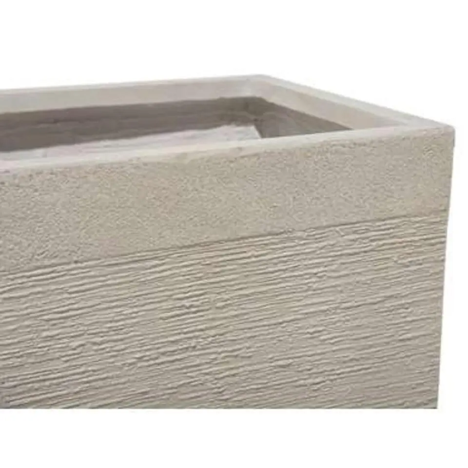 DION - Plantenbak - Lichtbeige - 40 cm - Klei-vezelmengsel