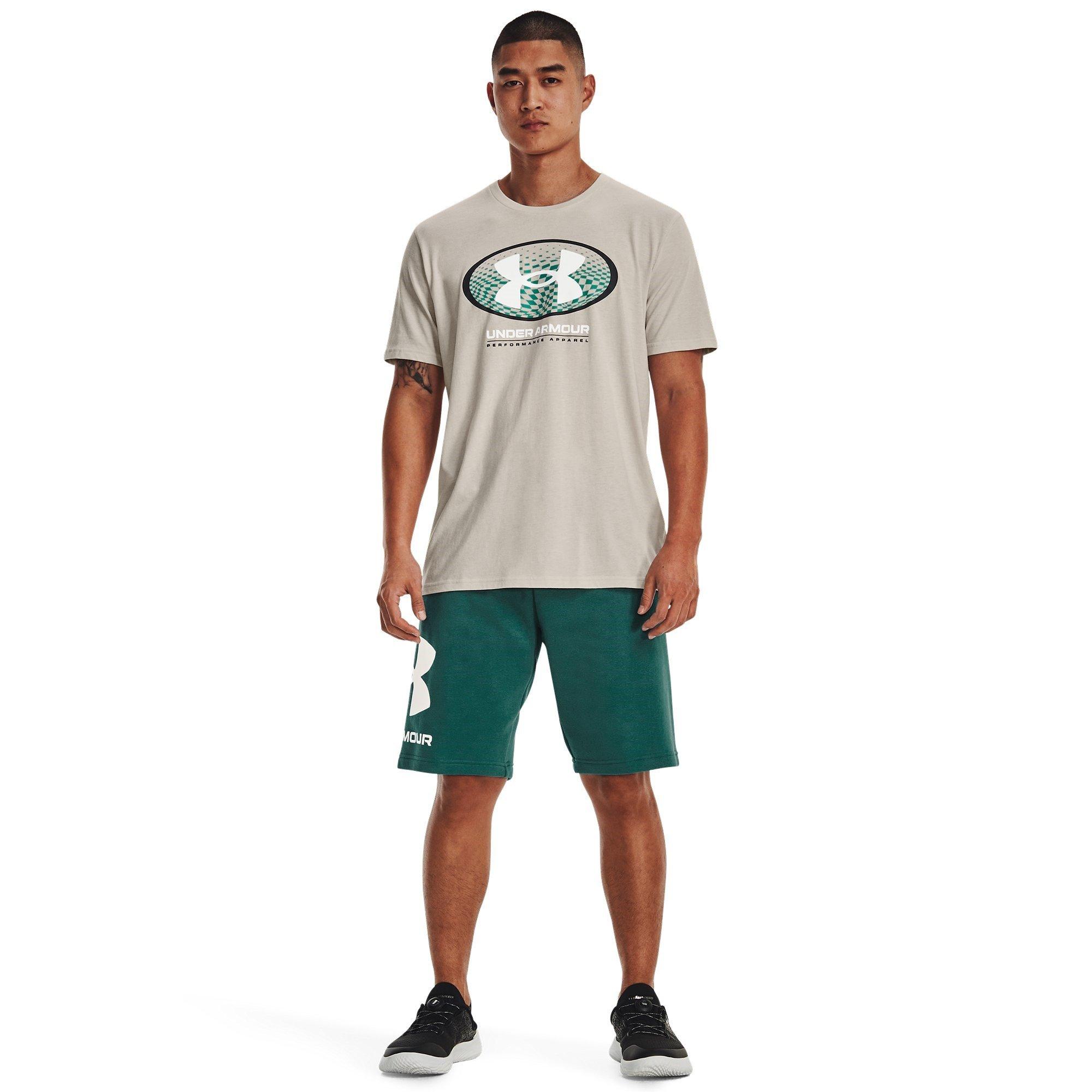 Under Armour Under Rival Big Logo Fleece Shorts Mens