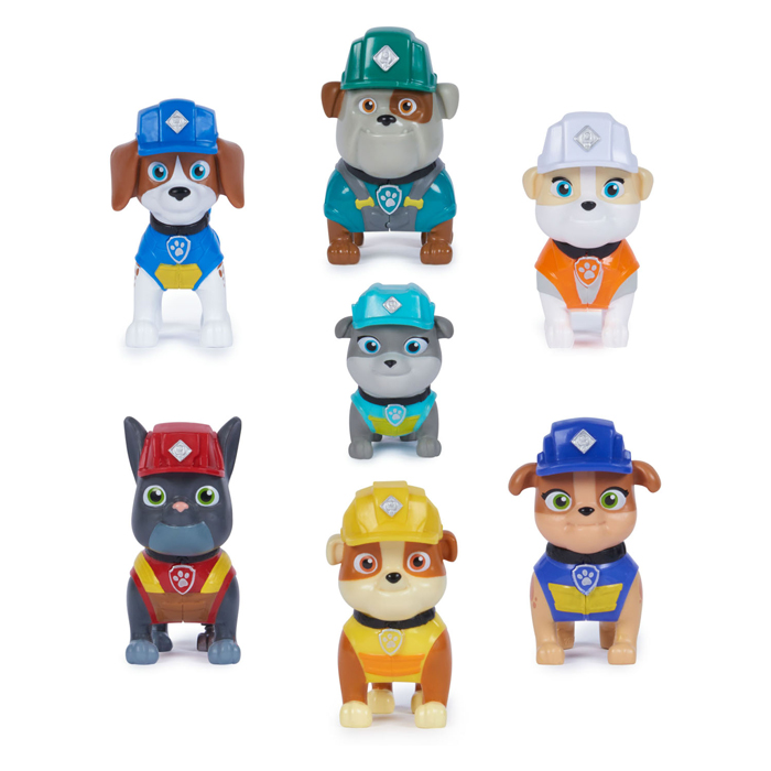 PAW Patrol Rubble en Crew Speelfiguren, 7st.