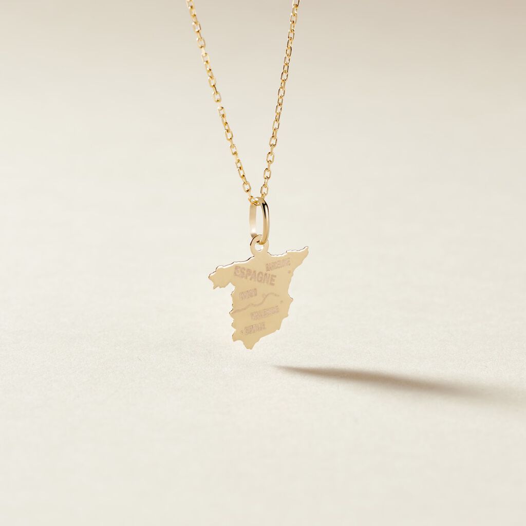 Pendentif Gaietana Espagne Or Jaune