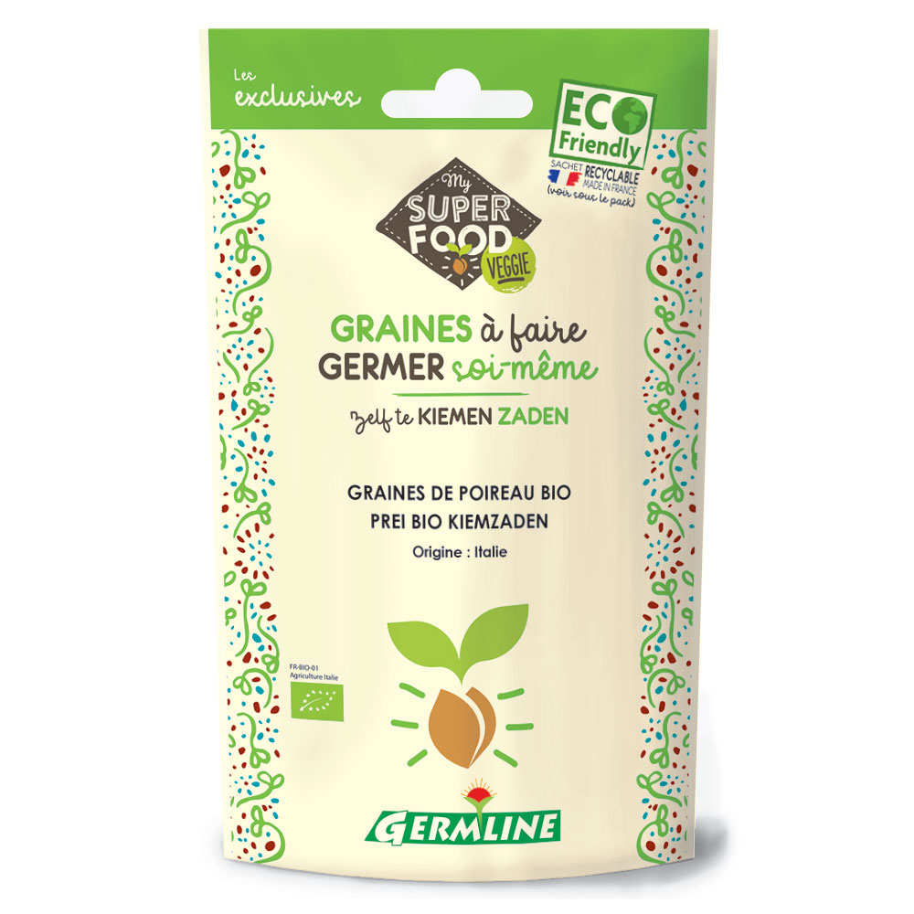 Poireau bio - Graines à germer