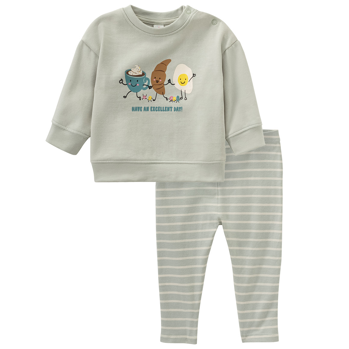 Topomini Newborn Sweatshirt  und Leggings im Set mintgrün