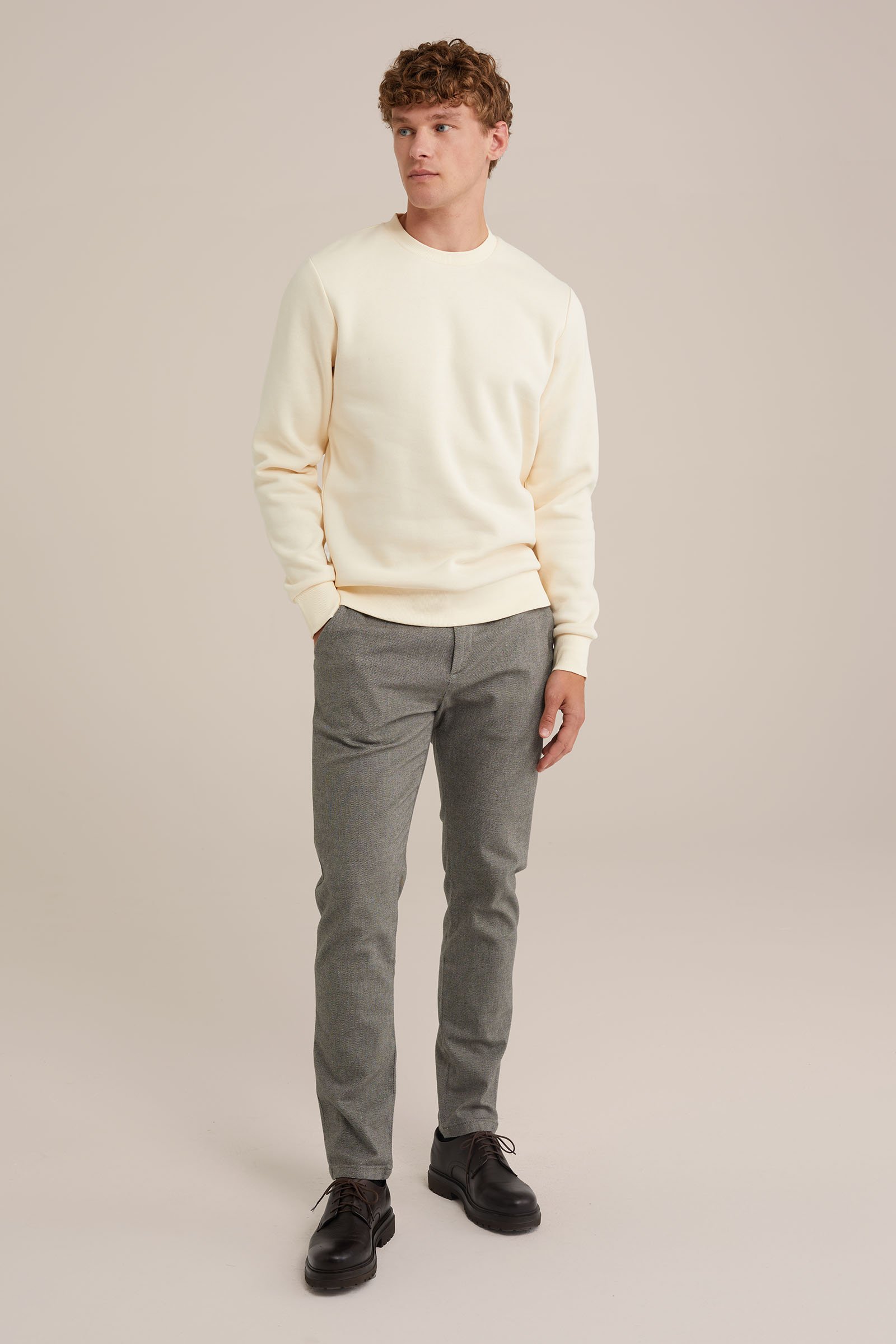sweater WE Fashion Gebroken wit