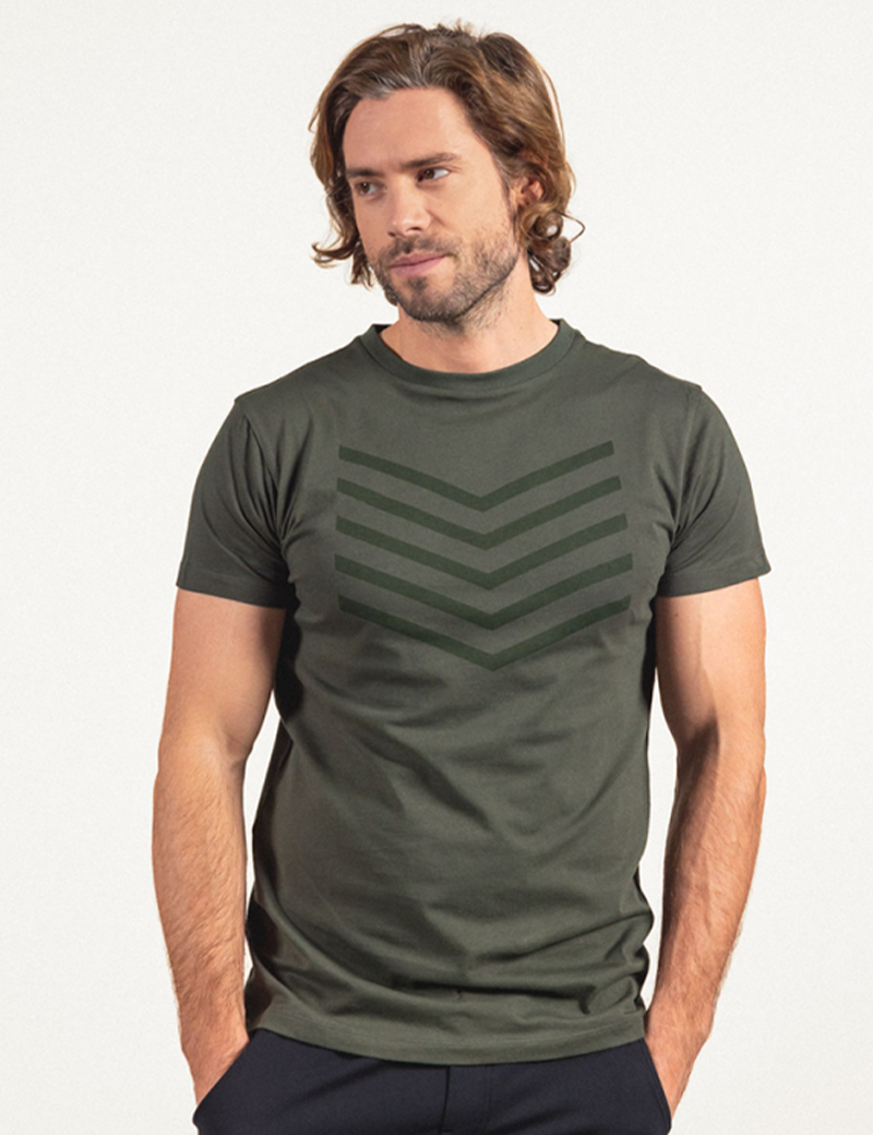 HBT BASICS | HAILEY T-SHIRT  DYE WASHED KAKI
