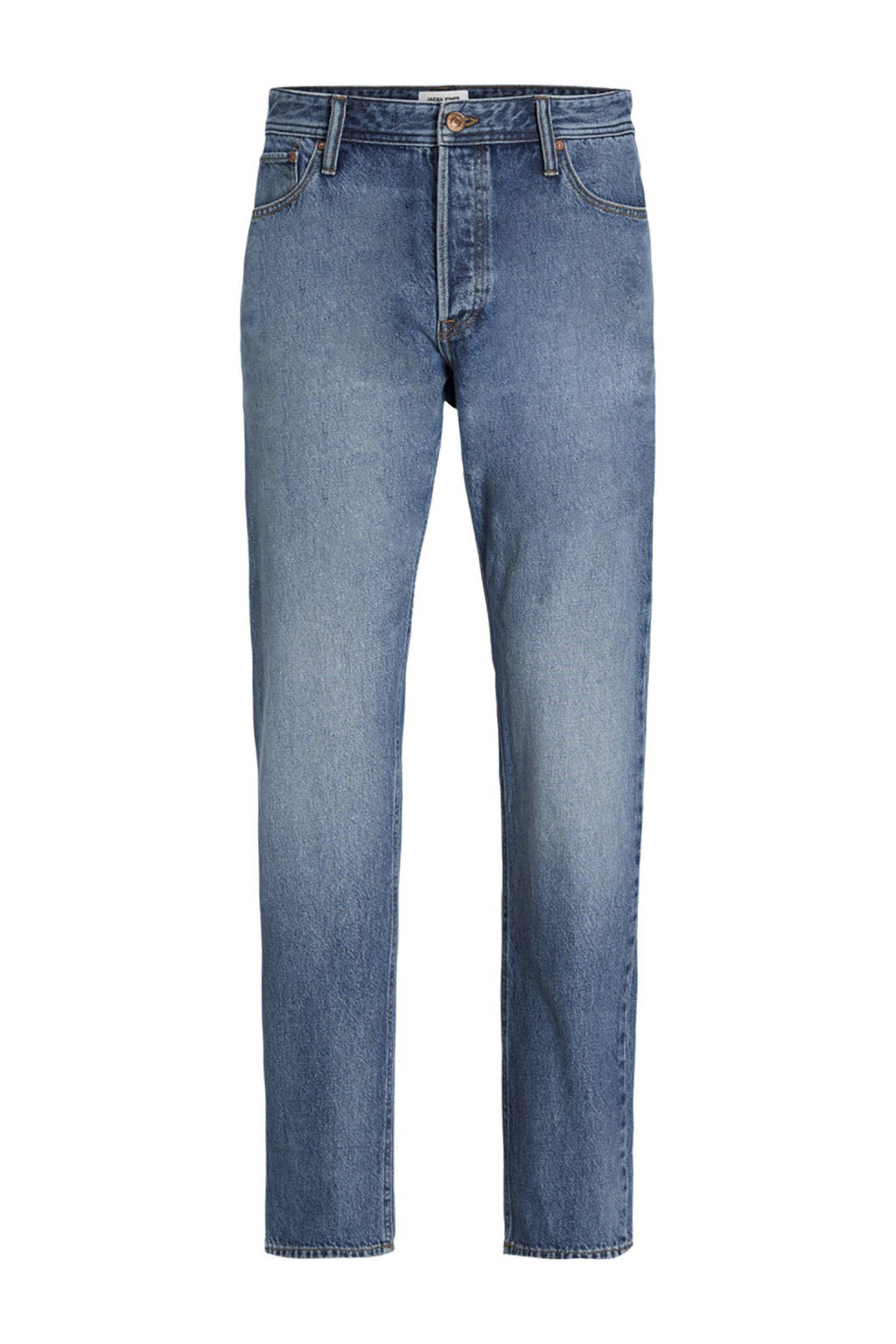 JACK & JONES relaxed high waist regular fit jeans medium blue denim