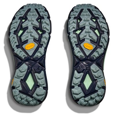 Chaussures Trail Hoka Mafate Speed 4 Bleu/Vert Femme