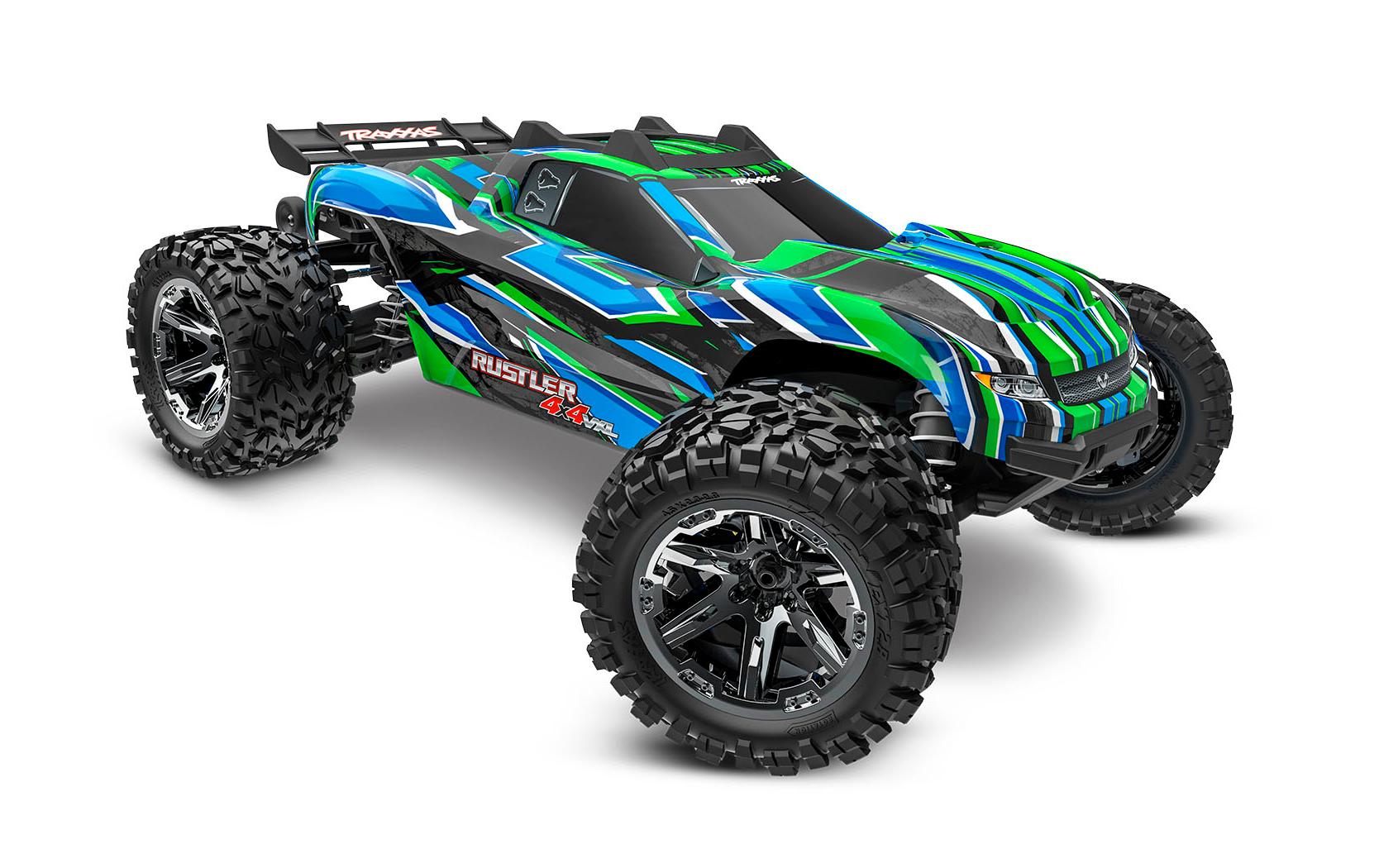 Stadium Truck Rustler 4x4 VXL Grün, ARTR, 1:10<br>4WD Stadium Truck mit Velineon VXL-3S Brushless Antrieb