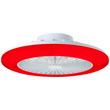 Brilliant plafondventilator Salerno met lamp en RGB functie 40W wit