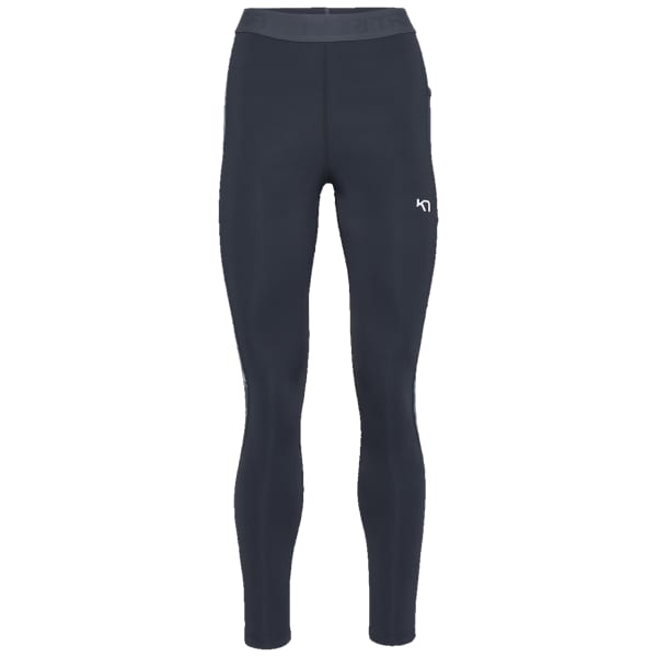 Collant running KARI TRAA VILDE TRAINING TIGHTS DARK NAVY BLUE