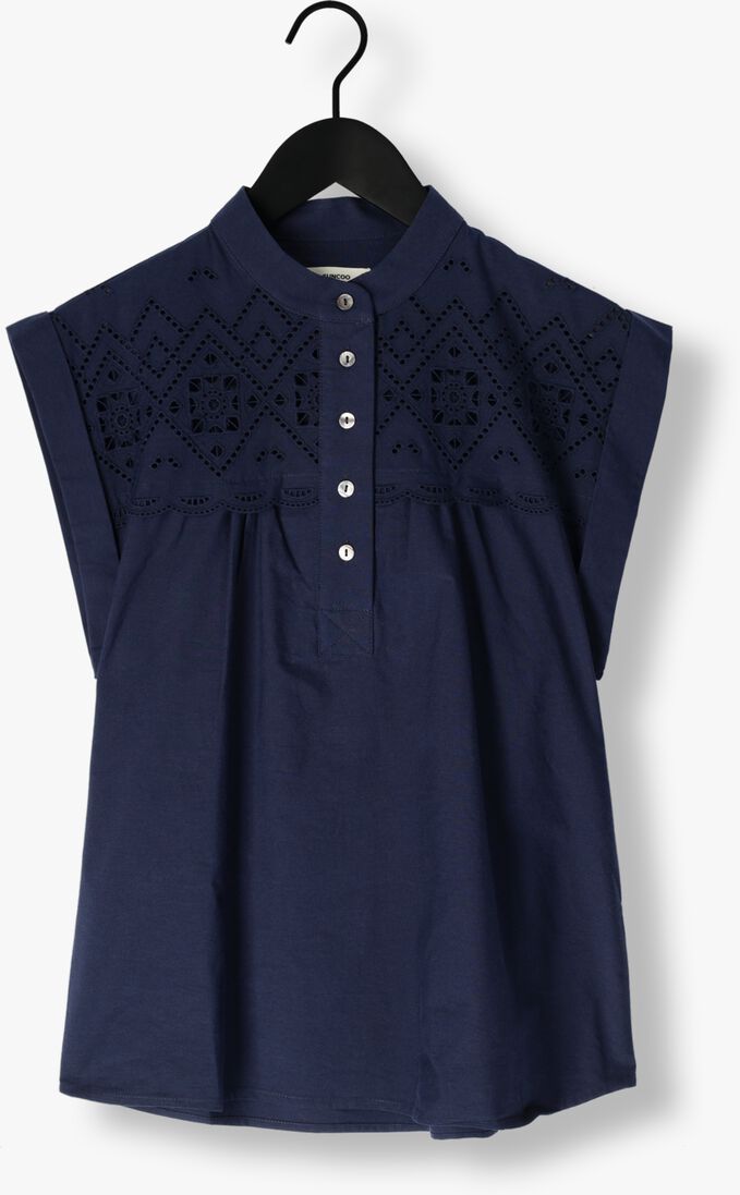 donkerblauwe suncoo blouses ludy