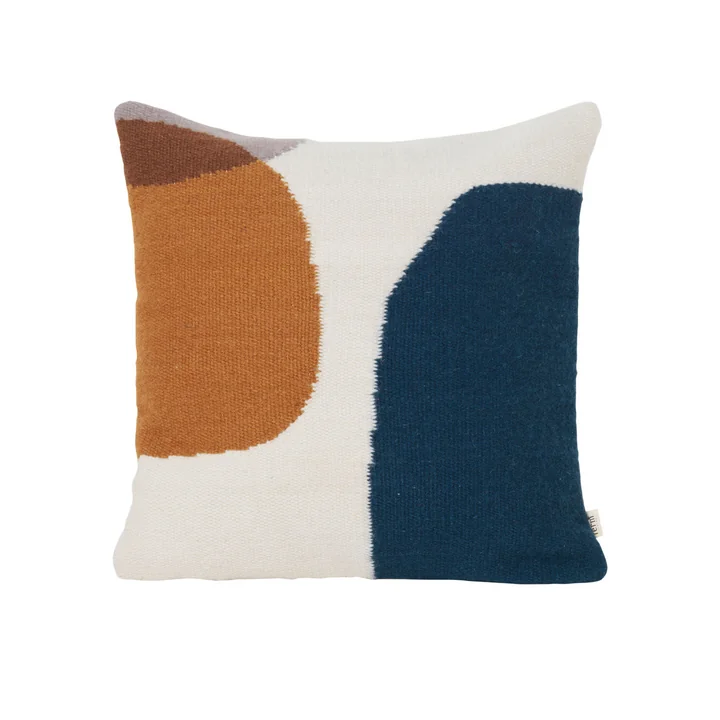 Ferm Living - Kelim Kissen, 50 x 50 cm, merge