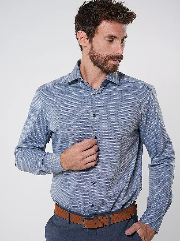 OLYMP Hemd Modern Fit dunkelblau