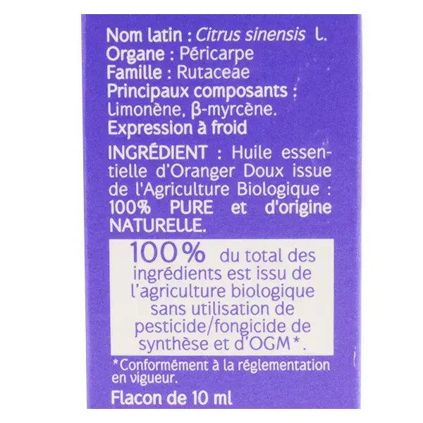 Óleo Essencial de Laranja Doce Orgânico Naturative 10ml