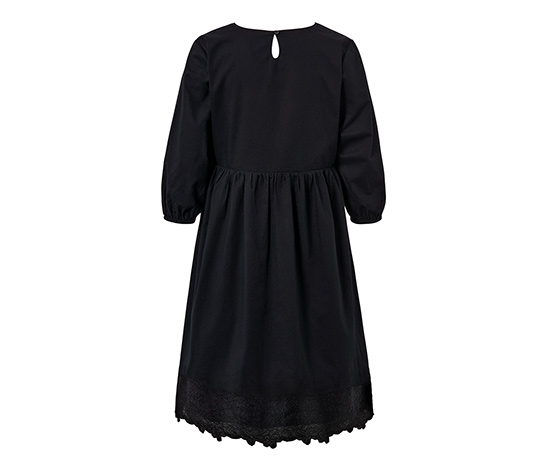 Webkleid mit Stickerei