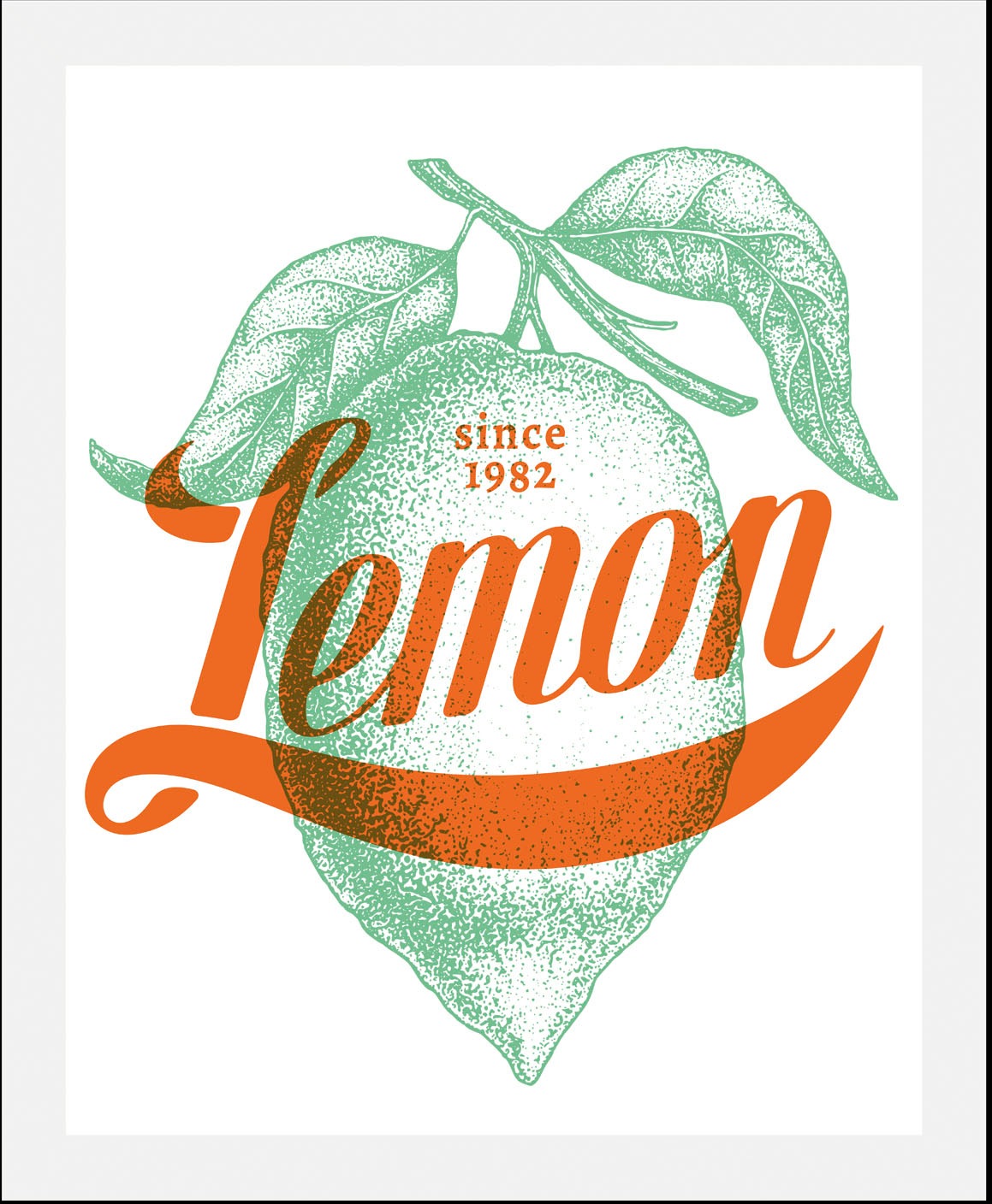 queence Bild »Lemon« Abstrakt | Figuren | Obst | Obst Bilder | Schriftzug 1 Stk. tlg. gerahmt