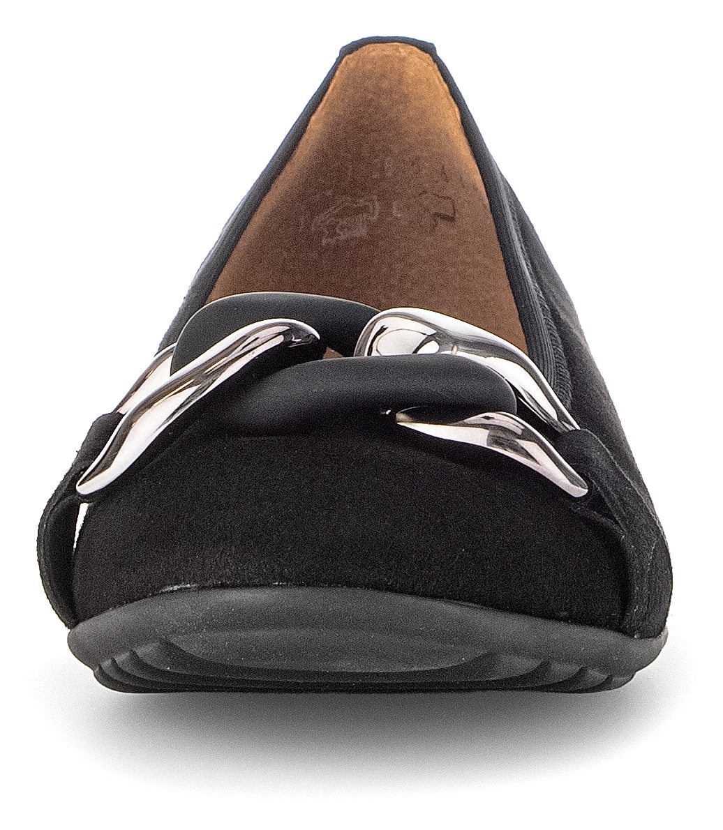 Gabor Ballerina »FLORENZ«  , Keilabsatz, Bequemschuh, Slipper, Businessschuh in Weite G (=weit)