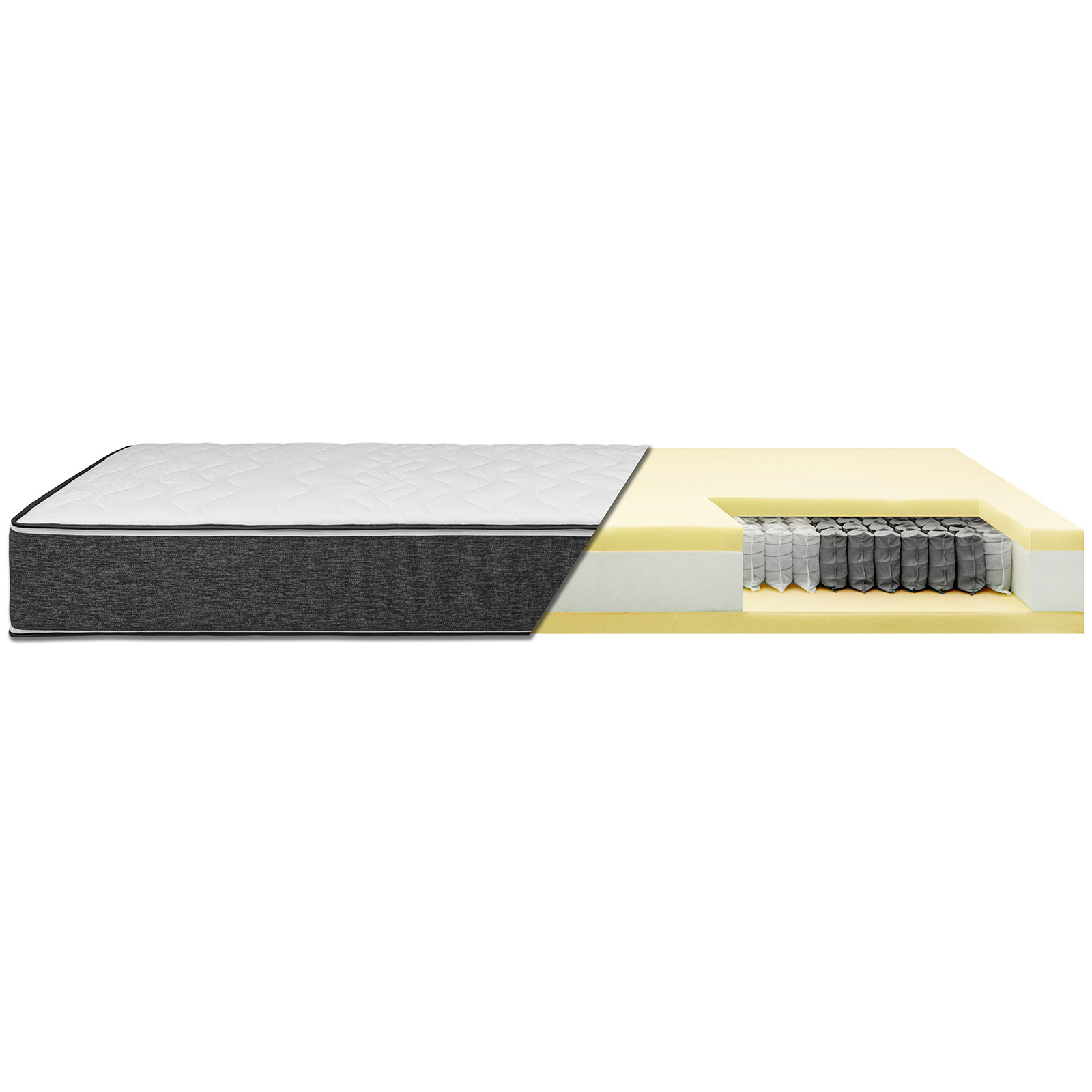 Micro-Taschenfederkernmatratze ACCORD 1000 LIFE - H2 - 90x190 cm