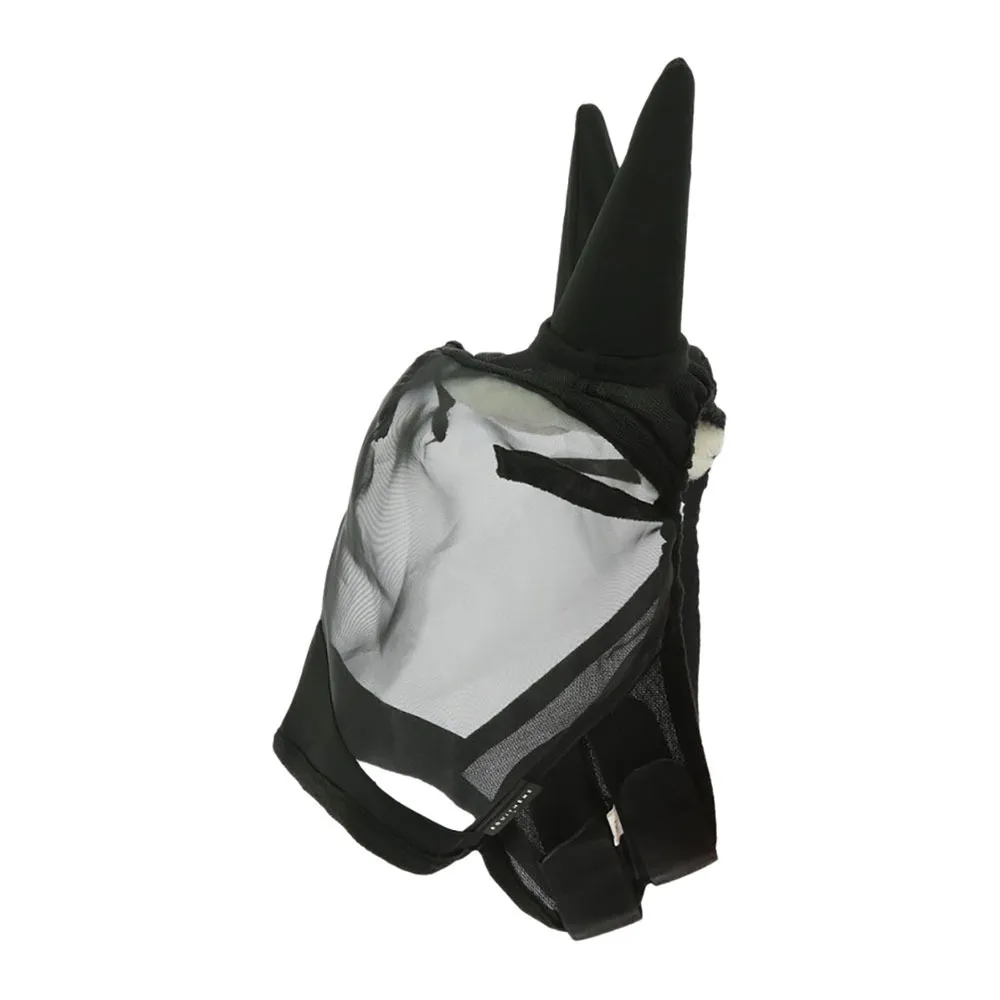Equitheme RIPSTOP - Masque anti-mouches noir