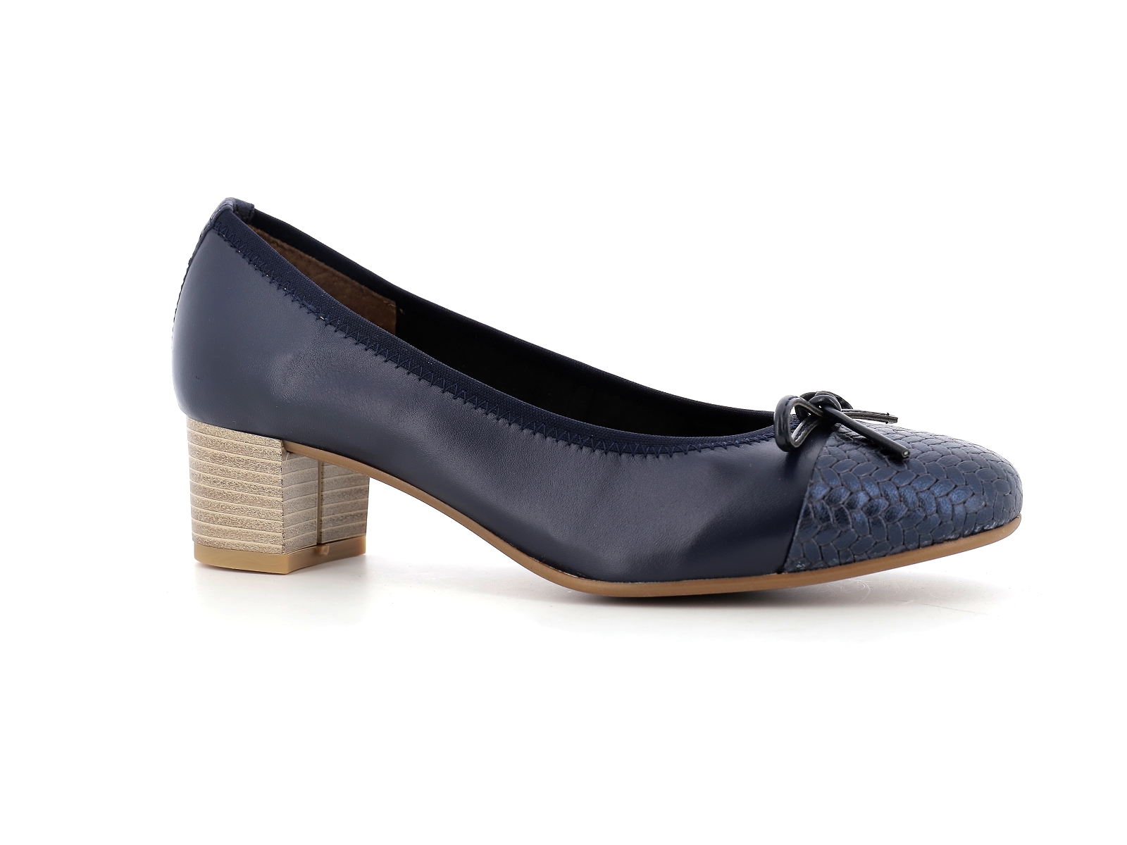 Cavargna shoes-TAMARA Cuir Marine