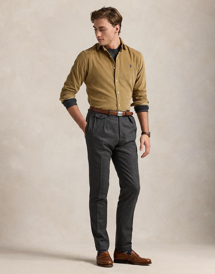 Polo Ralph Lauren 80/2 21W CORDUROY-LSL-SPS New bronze