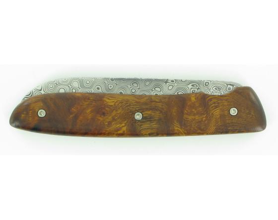 L08 Damas Loupe de Bois de Fer d'Arizona Couteau de Poche par Perceval