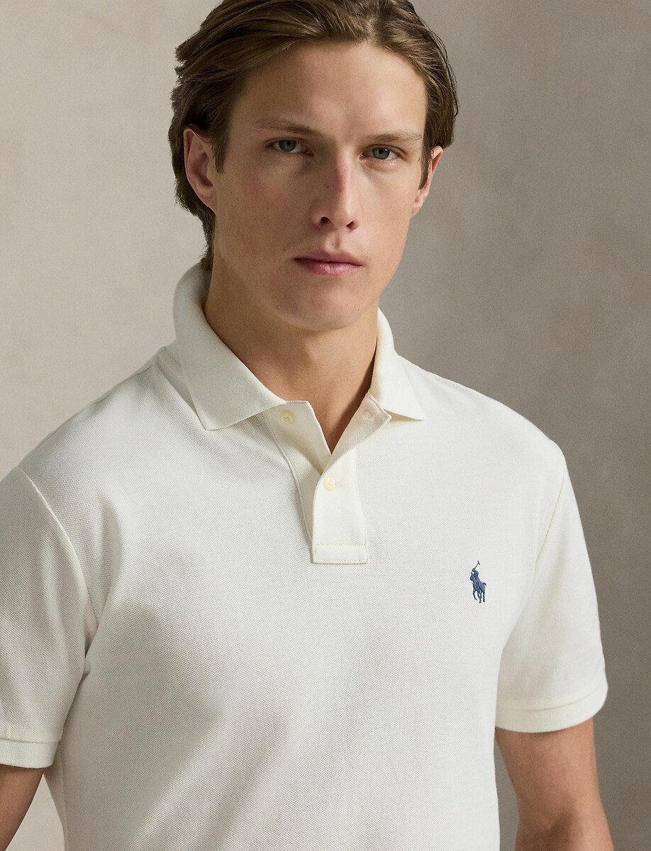 POLO RALPH LAUREN<br>Polo piqué de algodão Slim Fit