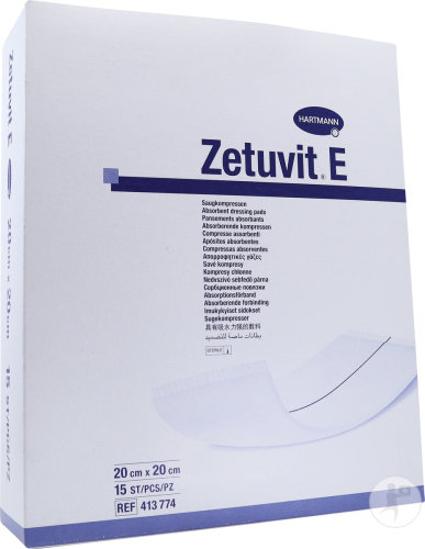 Hartmann Zetuvit E Pansements Absorbants Stériles 20x20cm Pièces 15 (4137742)