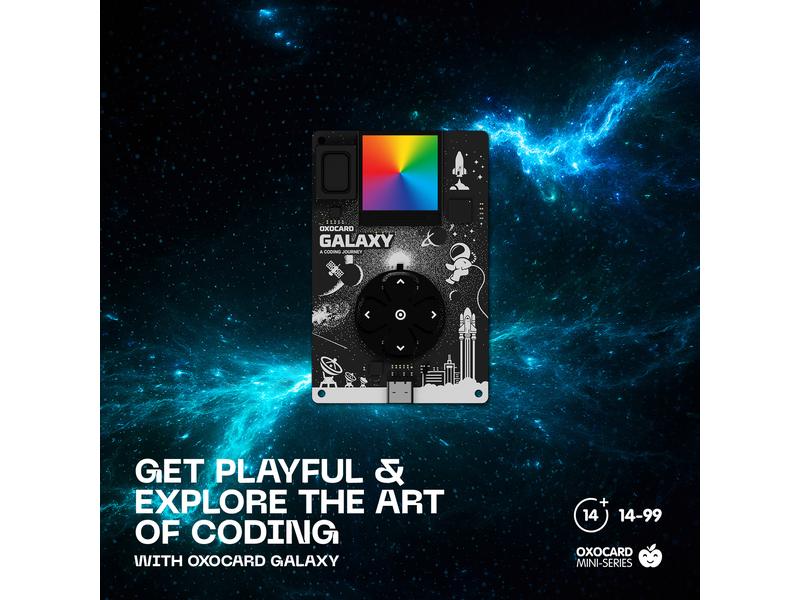 OXON Entwicklerboard Oxocard mini Combo Oxocard ist ein interaktiver, programmierbarer Minicomputer im Kreditkartenformat