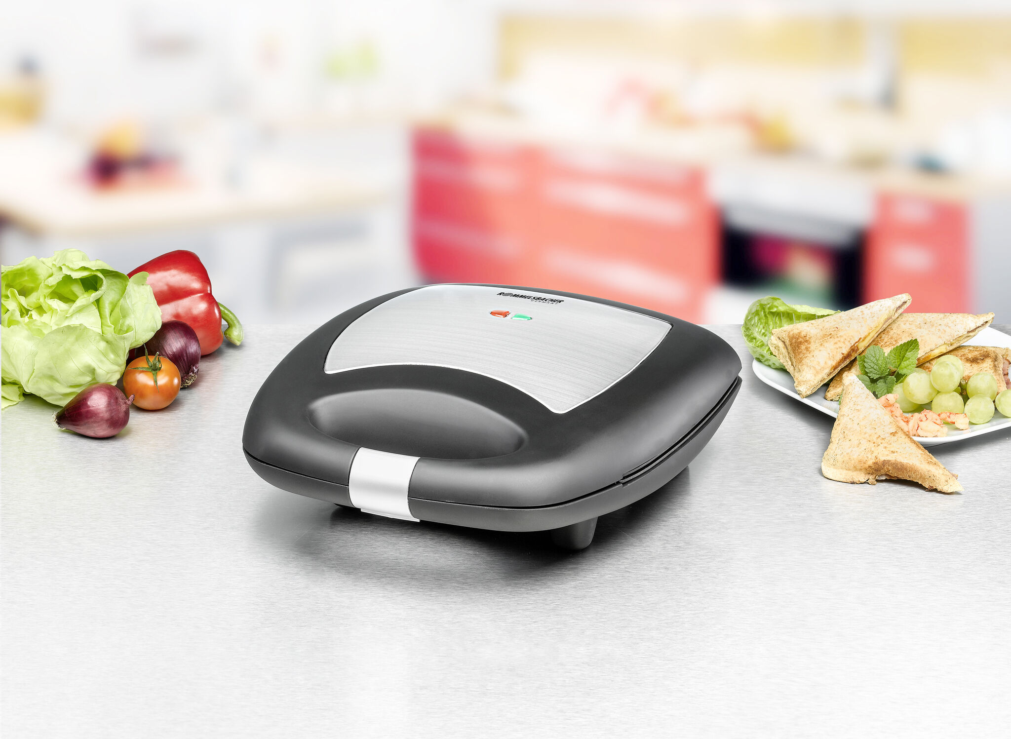 Rommelsbacher Sandwich Maker ST 1410 Fun for 4