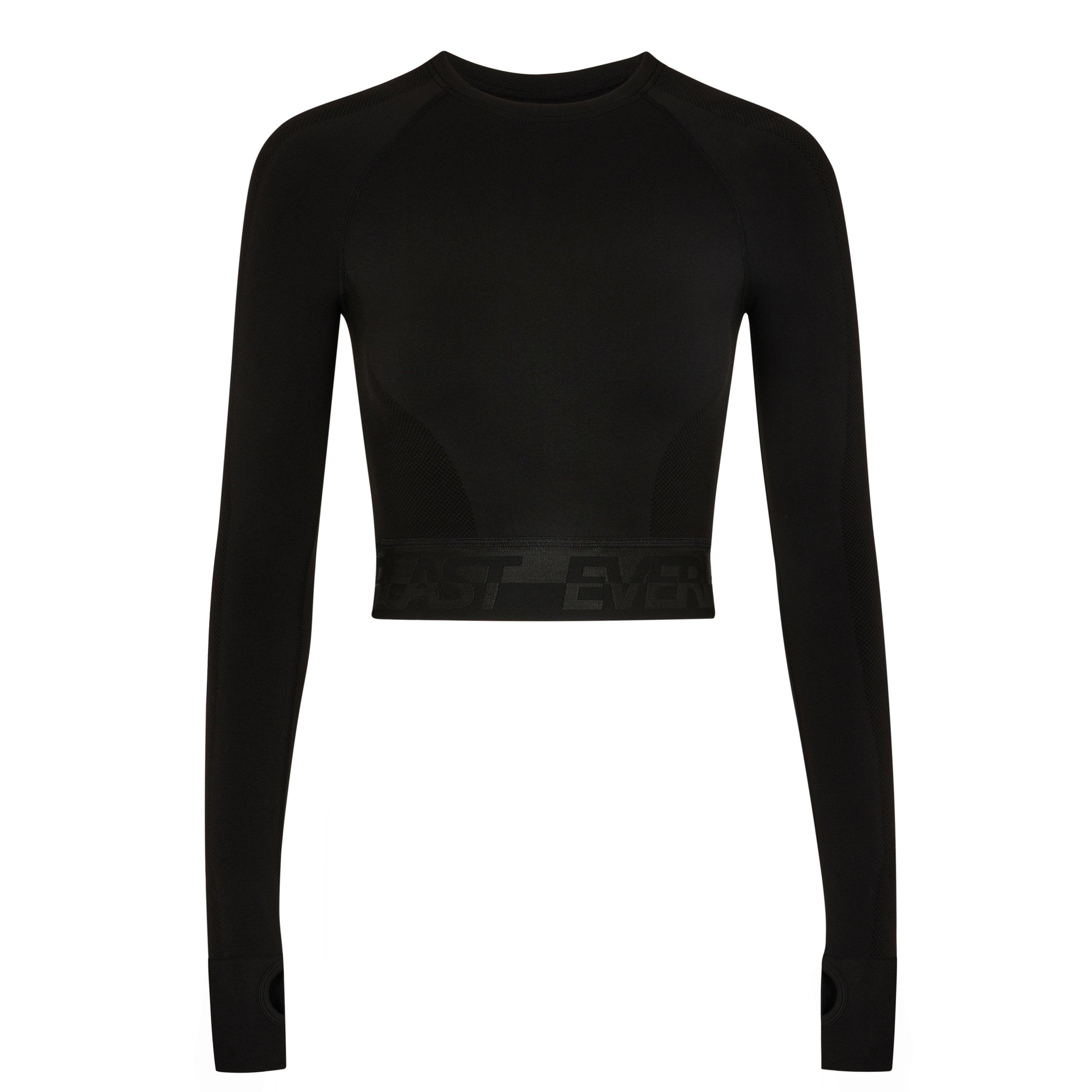 Everlast Seamless Long Sleeve Crop Top Womens