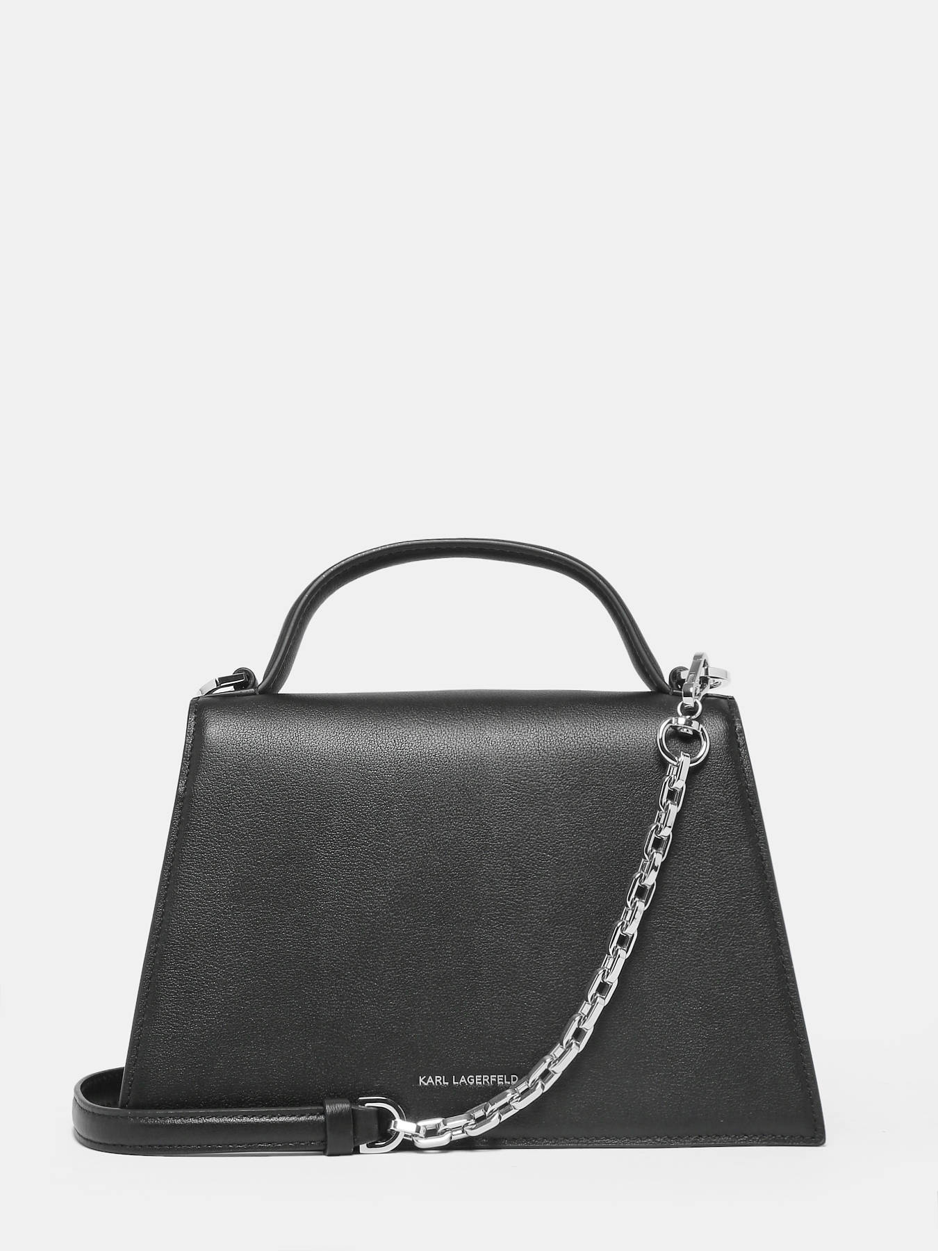 Sac bandoulire K signature cuir KARL LAGERFELD