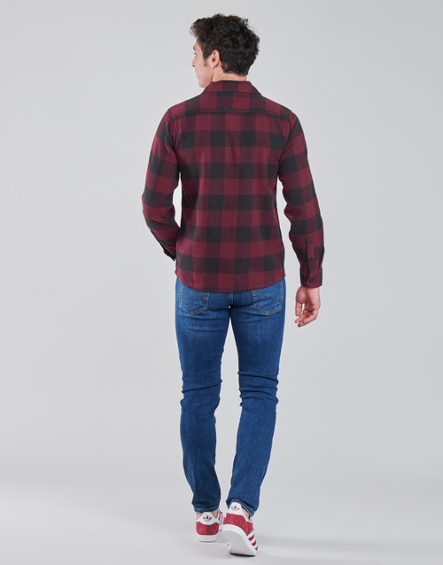 Dickies - NEW SACRAMENTO SHIRT MAROON - Bordeaux / Noir