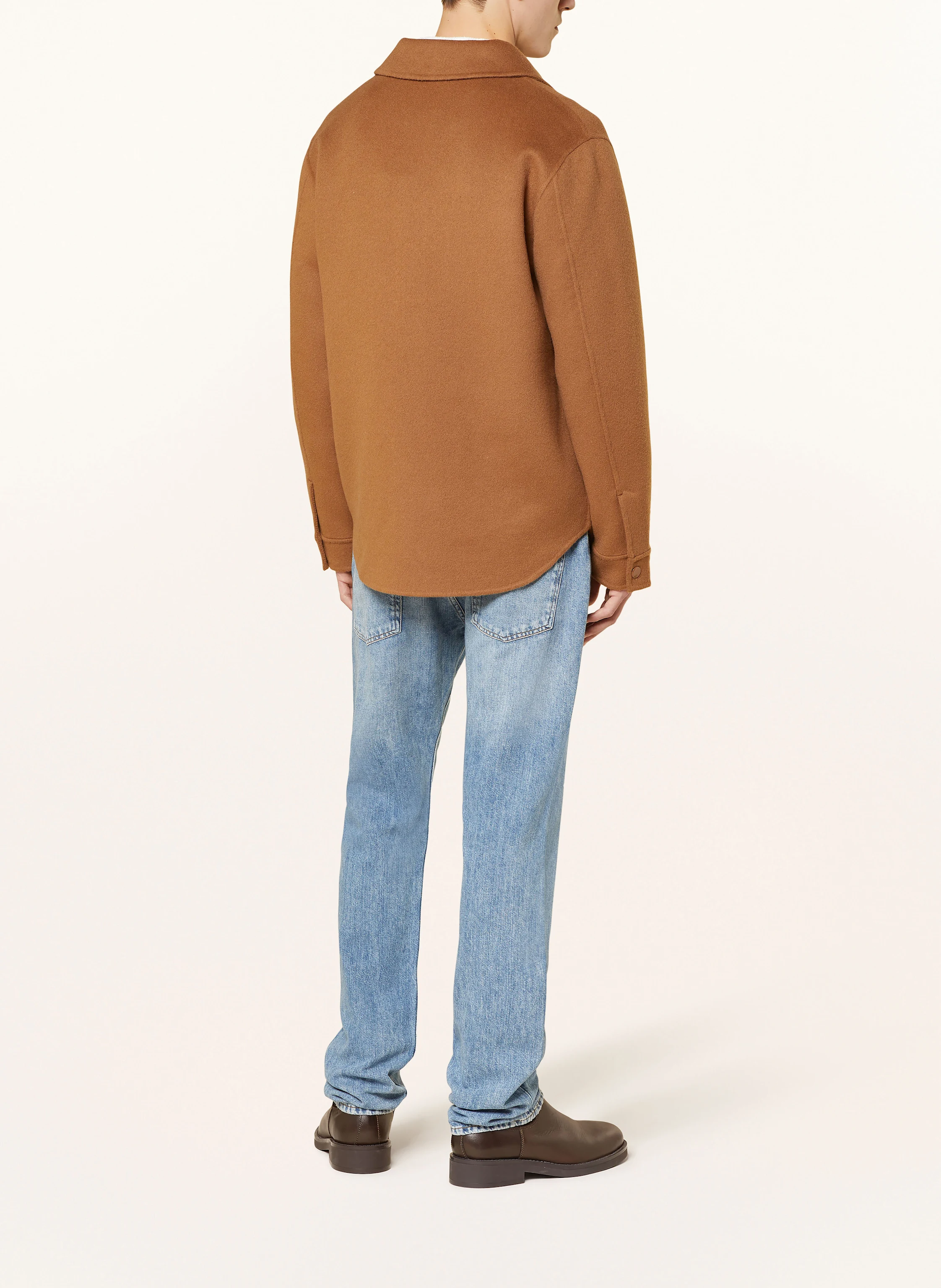 7 for all mankind Jeans THE STRAIGHT STATION Straight Fit mit Leinen