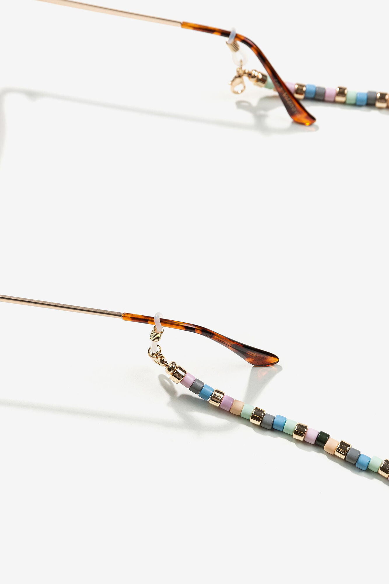 Cadena para gafas com detalhes de cor - verde