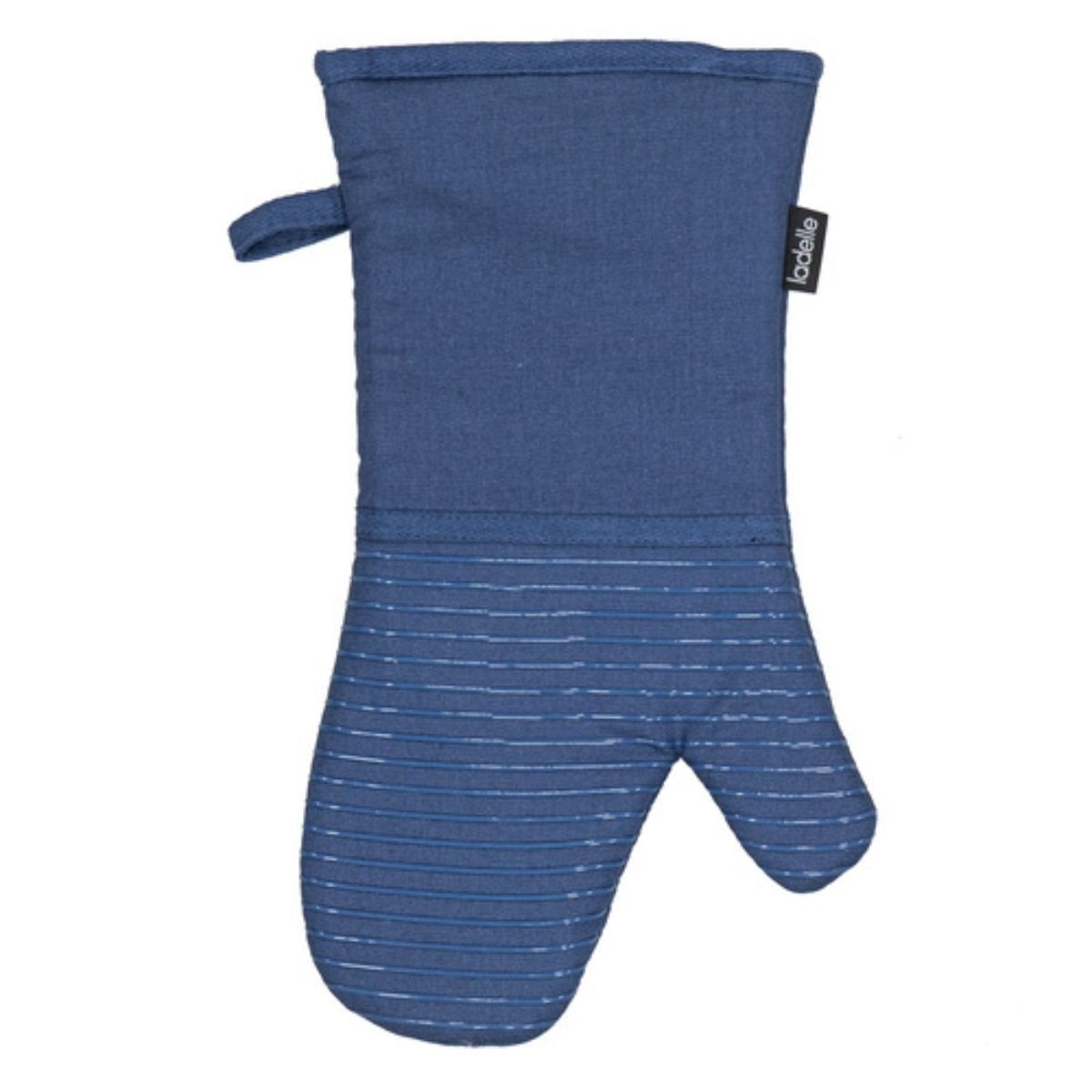 Ovenwant, Katoen, Polyester, Siliconen, Blauw, 18 x 36 cm - Ladelle |