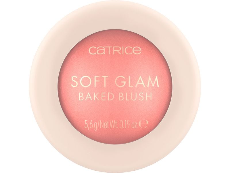 Catrice Rouge Soft Glam Baked Blush 010 On Cloud Pink Rouge und Highlighter in einem für ein makelloses Finish
