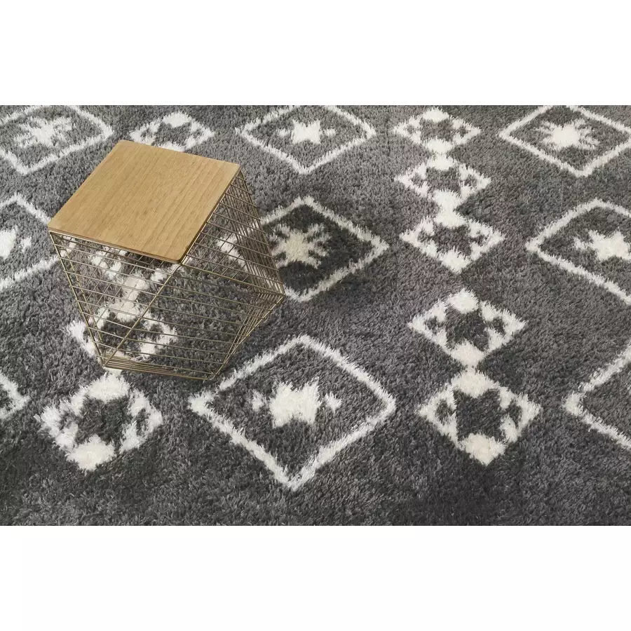 Wecon home Hochflorteppich Ayachi anthrazit