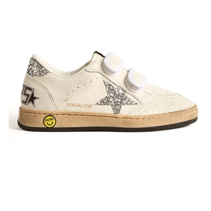 Golden Goose Baskets Scratchs Ballstar Paillettes | Argenté