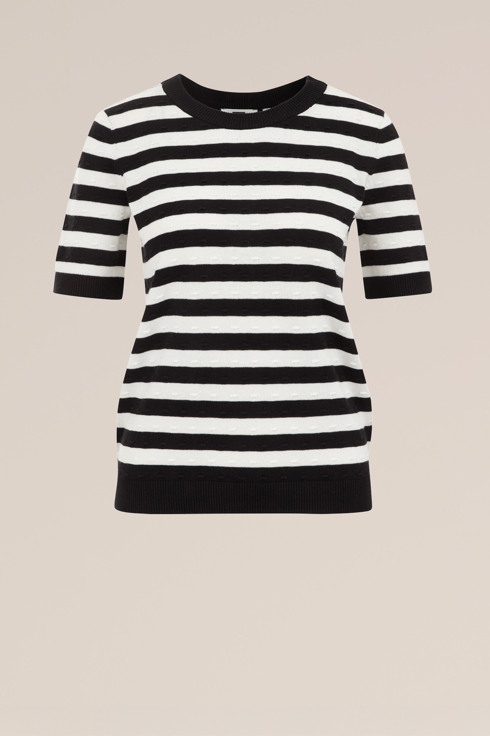 trui met dessin WE Fashion Zwart