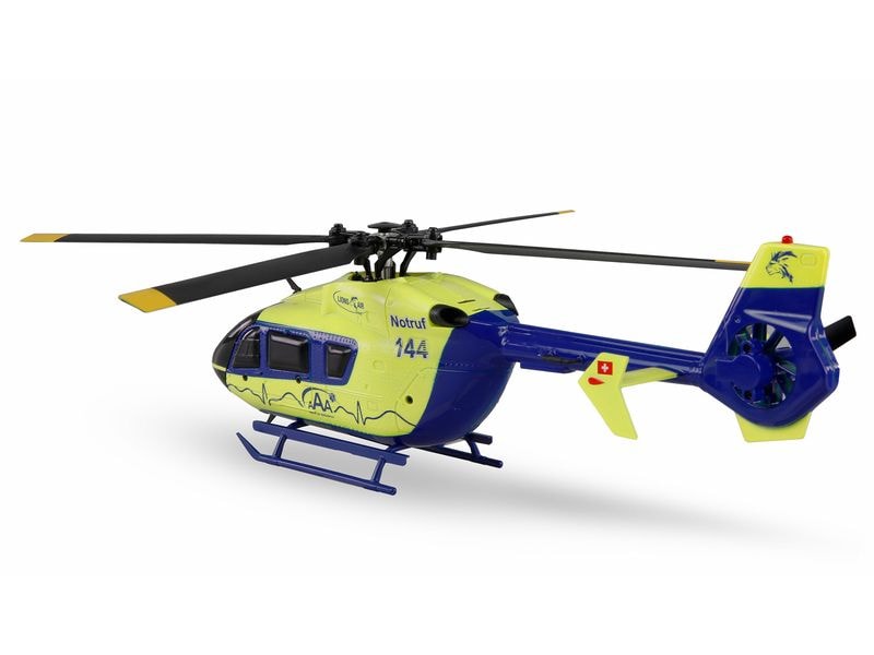 Amewi Helikopter AFX-135 Alpine Air Ambulance 4-Kanal, RTF Kleiner Scale Heli mit 4-Kanal Steuerung für Einsteiger und Fortgeschrittene Piloten