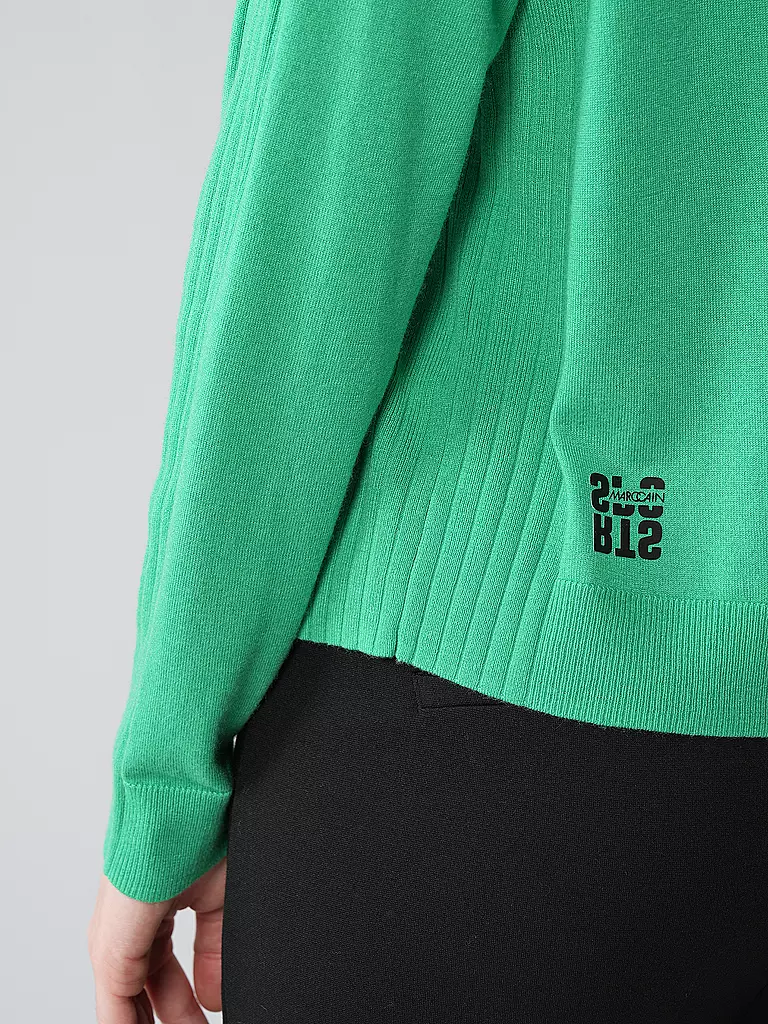 MARC CAIN Pullover grün