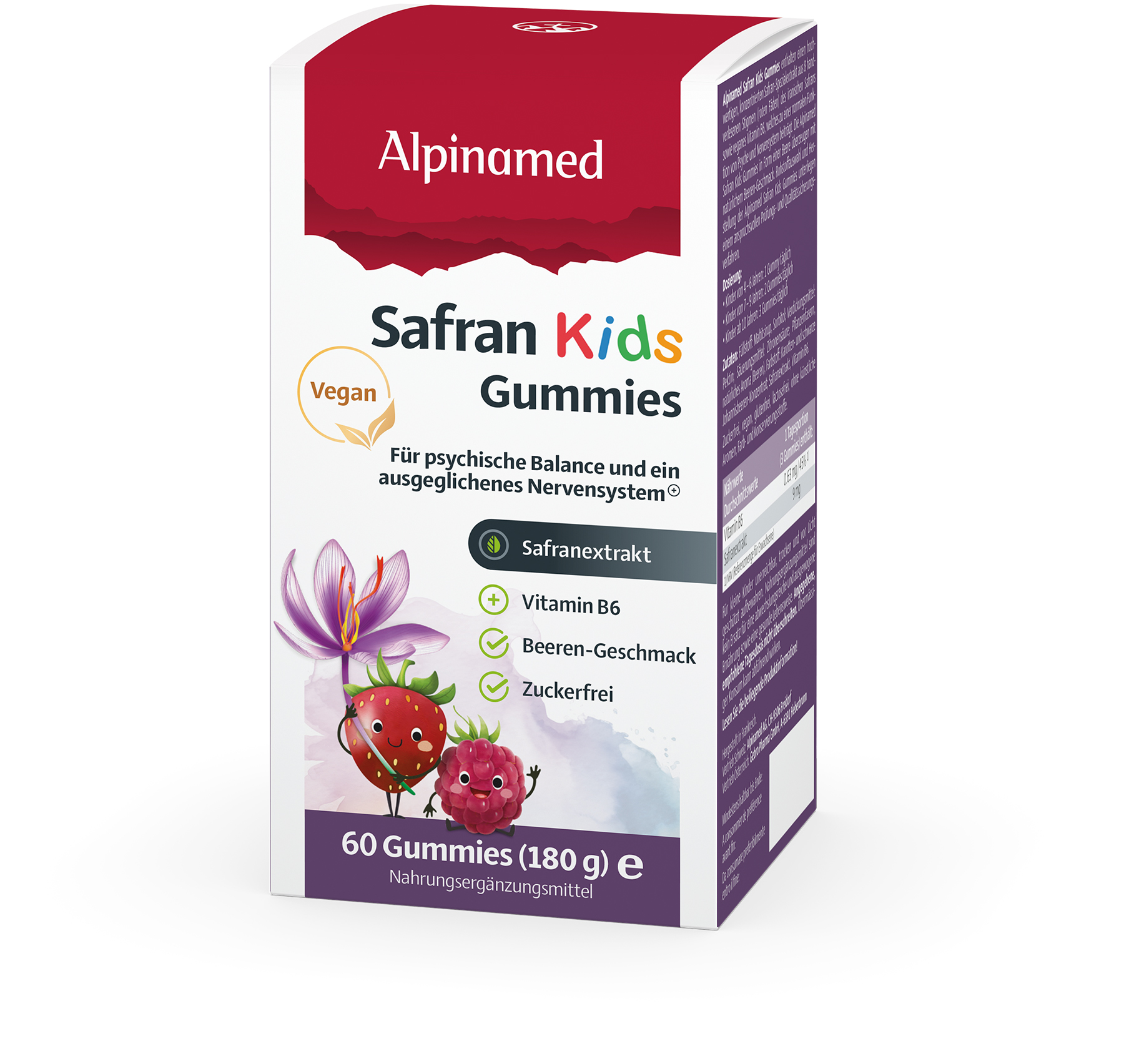ALPINAMED Safran Kids Gummies<br>60 Stück, Dose