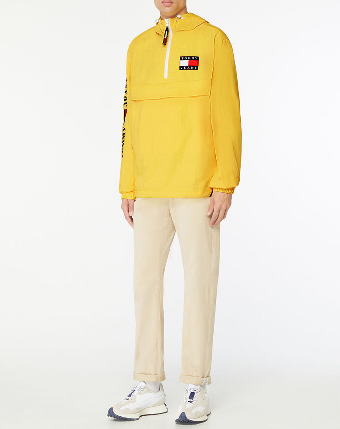 Tommy Jeans Coupe-vent Chicago Popover jaune
