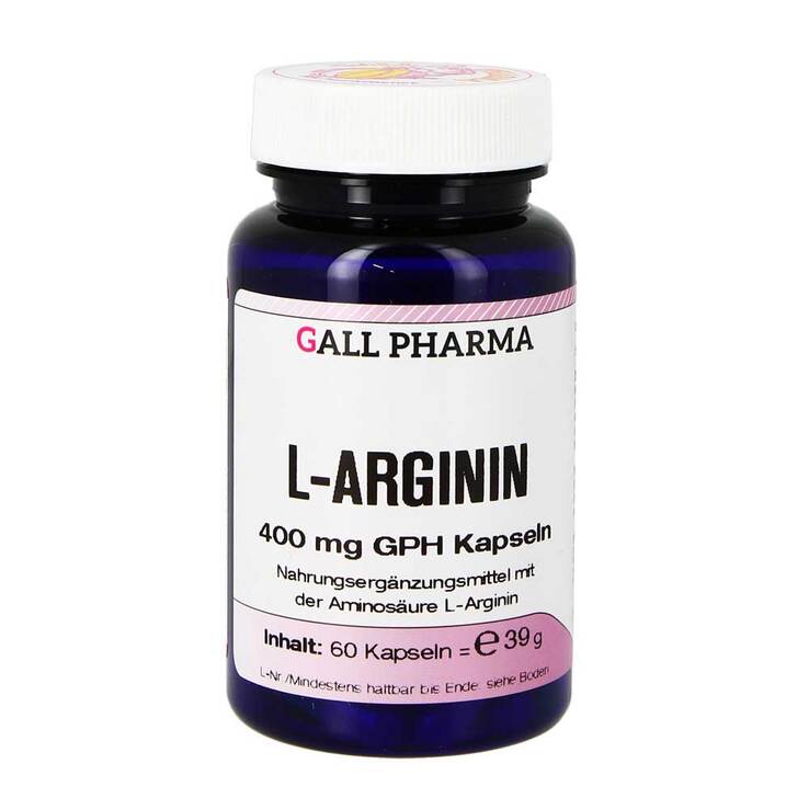 L-Arginin 400 mg Kapseln, 60 St